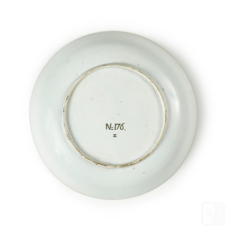 薩克森皇室收藏，日本宮，德累斯頓 | PAIRE D'ASSIETTES EN PORCELAINE DE LA FAMILLE ROSE - 图5